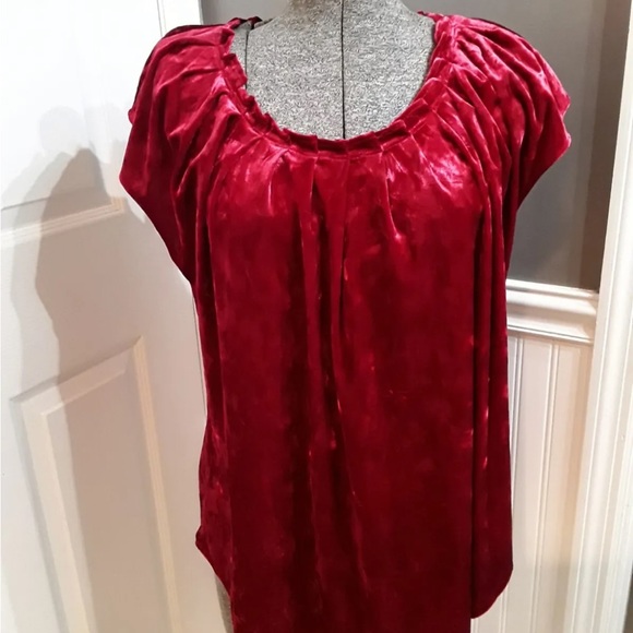 chic boho halloween velvet top, bow tie in the back vixen pink style - Picture 2 of 10